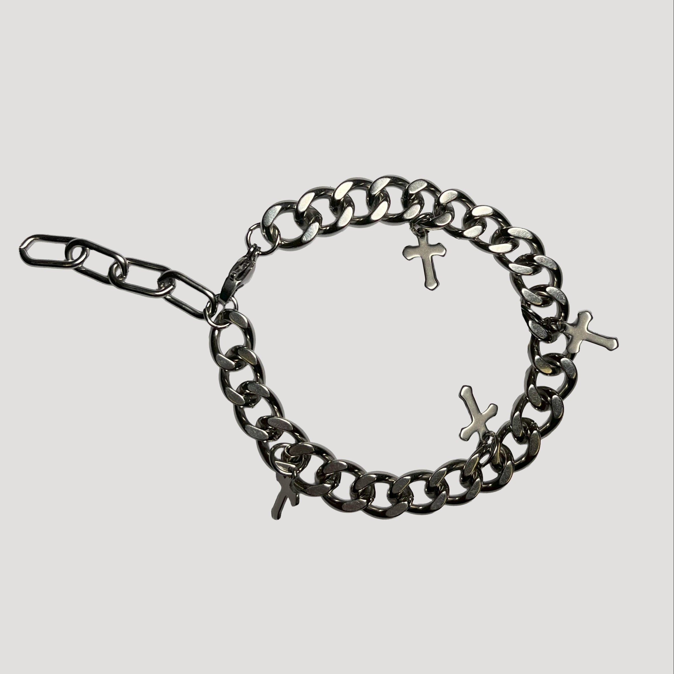 Pulsera Rosarios Acero