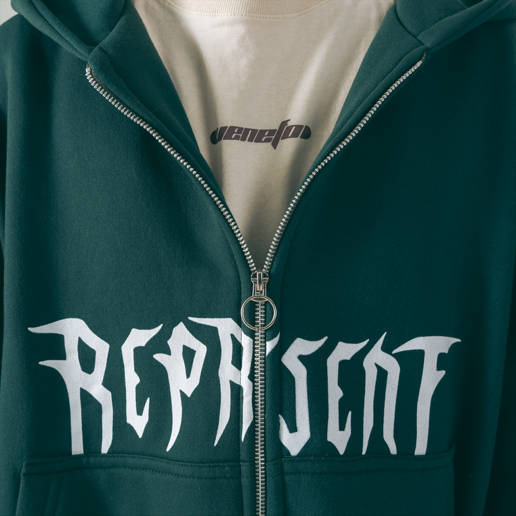 Zip Hoodie Represent (Boxy Fit)